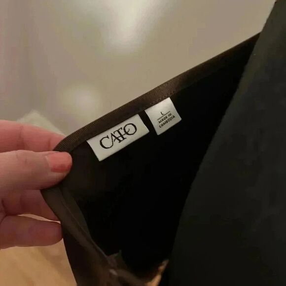 Cato Brown Lace Camisole  - Picture 9 of 9